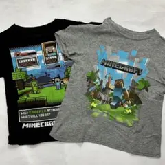 マインクラフト キッズTシャツ2枚セット【 XS】MINECRAFT