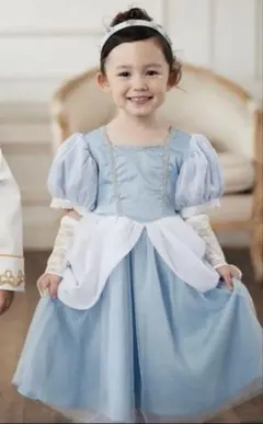 ディズニー シンデレラ ドレス 100cm ヘアゴム付き