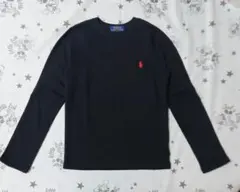 POLO RALPH LAUREN 長袖 ワッフル カットソー 140 黒