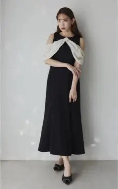 最終値下げAcka ワンピースtulle no sleeve one-piece - メルカリ