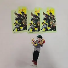 【非売品】僕のヒーローアカデミア 特典ステッカー 4枚セット デク・爆豪・集合