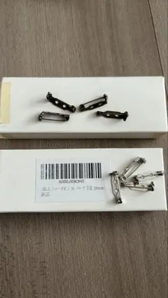 金属製ブローチピン 20mm 80個セット