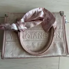 YUNQIANBAN ピンク トートバッグ SHEIN