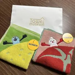 Puppet パペットスンスン　ノンノン　ハンドタオル2枚セット　タオル美術館