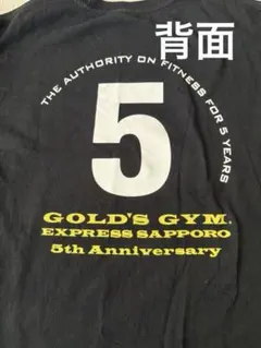 GOLD'S GYM Tシャツ ゴールドジム 非売品 記念Tシャツ L 黒
