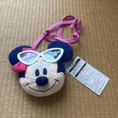 ディズニーミニーマウス サングラス付きポーチ　ショルダー　コインケース