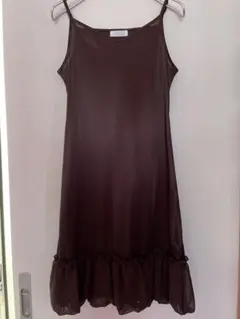 美品　anySi S キャミソール　ブラウン　M