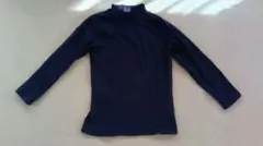 saギア　ネイビー 長袖 ハイネック起毛 アンダーシャツ160cm