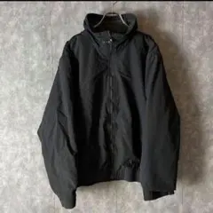 COVINGION 黒 ナイロン フード付きジャケット