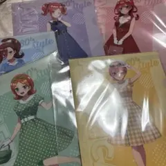 【匿名配送】五等分の花嫁　DMMスクラッチ　クリアファイル　コンプリートセット