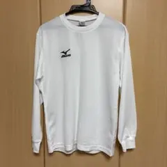 MIZUNO 白 長袖tシャツ
