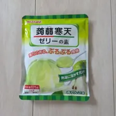 かんてんぱぱ 蒟蒻寒天ゼリーの素 青りんご味 125gのサムネイル