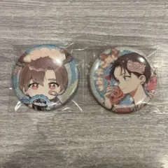 ハレルヤベイビー カラ鉄 缶バッジ 都 冬夏