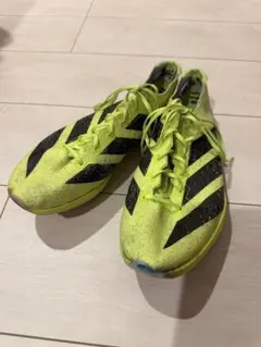 adidasランニングシューズ 蛍光イエローアディオスプロ4 25.5レア