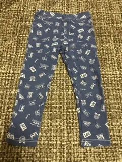 Lee ロゴプリントパンツ 100cm ネイビー