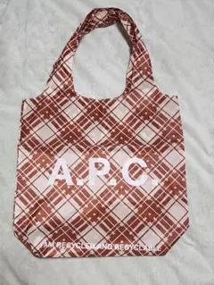 A.P.C. エコバッグ 巾着 チェック柄 - メルカリ