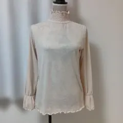 新品★テチチ　ネックシャーリング　ブラウス　フリー