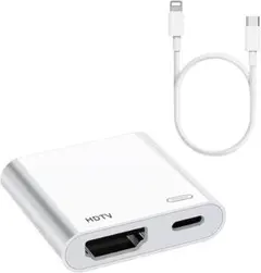 i-Phone HDMI変換アダプタ Apple MFi iPad HDM