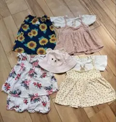 80センチ　女の子夏服　ベビー服　帽子　ベビー服セット