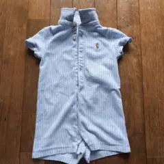 Ralph Lauren 水色 ストライプ ベビー服 9M