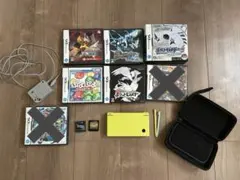 Nintendo DSi ライムイエロー ゲームソフト　ポケモン　ぷよぷよ
