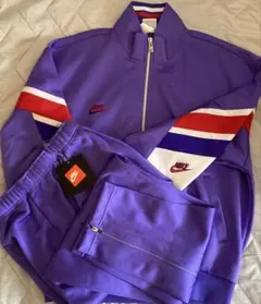 銀タグ90's NIKE トラックジャケット ジャージ 上下セットアップ L