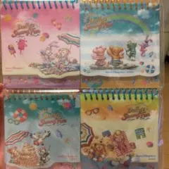 ダッフィー&フレンズ 限定デザイン ミニサイズメモ帳セット