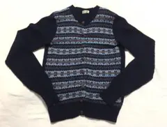 ニューヨーカー フェアアイル ニットカーディガン