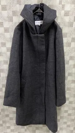 ★美品★ GLOBAL WORK チェック柄コート　M 厚手　ゆったり　オシャレ