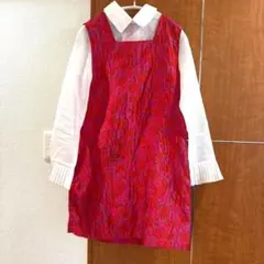 Sister Jane シスタージェーン ワンピース ピンク 花 重ね着風シャツのサムネイル