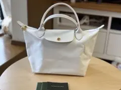 LONGCHAMP ホワイト トートバッグ