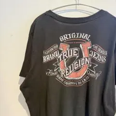 TRUE RELIGION ビッグロゴT XXL 黒　トゥルゥーリレジョンのサムネイル