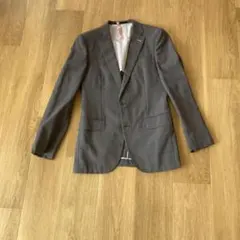 グレー チェック柄 ビジネススーツ