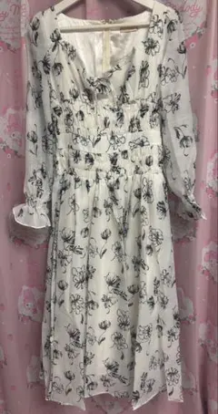 アンミール ワンピース 長袖 ロング