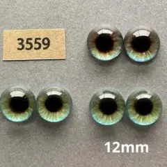 3559 オリジナルグラスアイ12mm 3セット