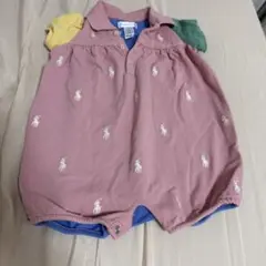 Ralph Lauren ロンパース 6M 70cm ピンク