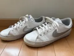 NIKE スニーカー ロゴシルバー　ローカット