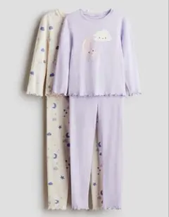 H&M ジャージーパジャマ2組セット　135/140のサムネイル