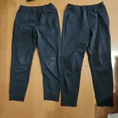 UNIQLO ブラックドライパンツ ロングパンツ 140２枚組