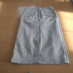 NATURAL　BEAUTY　BASIC　ロングタイトスカート　グレー