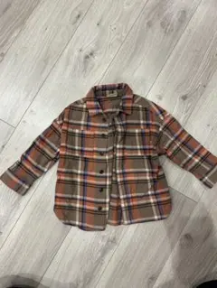 BREEZE チェック柄 長袖シャツ 100