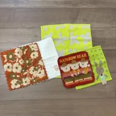 カラフル タオルハンカチ セット 5枚 まとめ売り