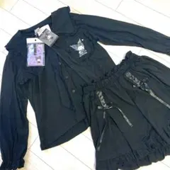 新品タグ付KUROMI クロミブラックルームウェア