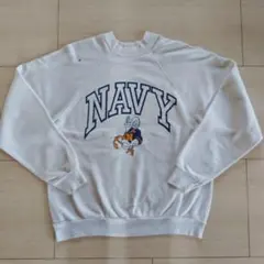 US NAVY ミリタリー スウェット Lサイズ vintage