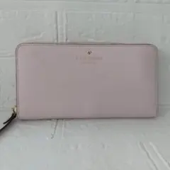 ❣週末値下げ❣ katespadeケイトスペード ラウンドファスナー長財布ピンク