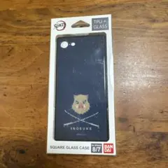 スクエアガラスケース iPhone 8/7 鬼滅の刃　伊之助