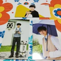 ❤Myojo通常版 なにわ男子長尾謙杜厚紙3枚セット❤