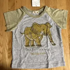 Hushush ゾウ柄 ラグランTシャツのサムネイル