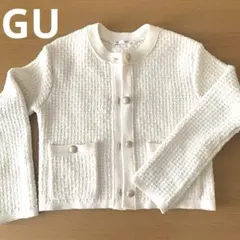 GUツイーディニットジャケット　Ｓサイズ