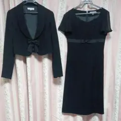 THEORIA しまむら ブラックフォーマル 喪服 服7号ワンピースアンサンブル